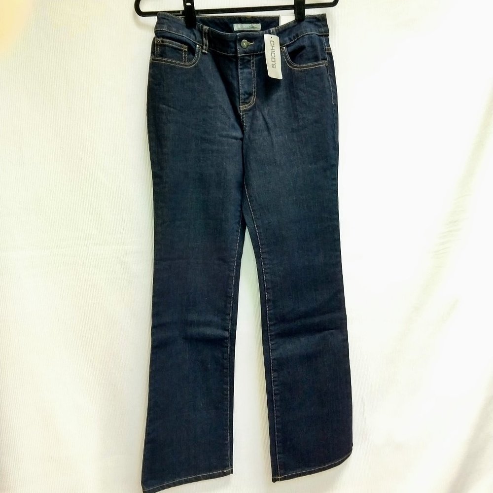 Chico's Platinum Boot Cut Jeans NWT